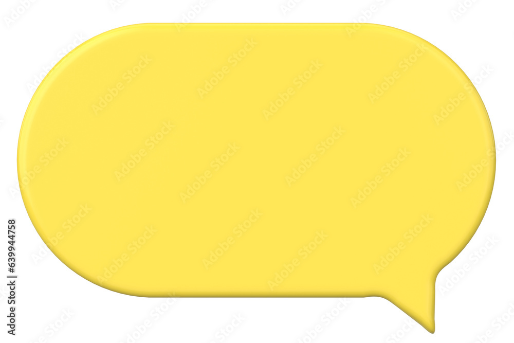 Speech bubble. Chat bubble. 3D illustration. Speech bubble. Chat bubble. 3D illustration.
