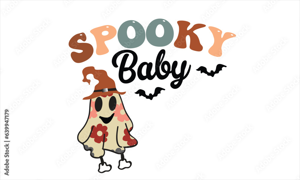 Spooky Baby Sublimation T-Shirt Design