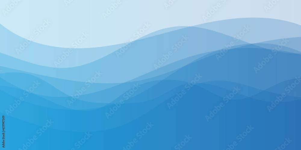 Abstract blue wave background. creative sea Concept. Light elegant dynamic abstract background. Abstract minimal nature landscape illustration texture