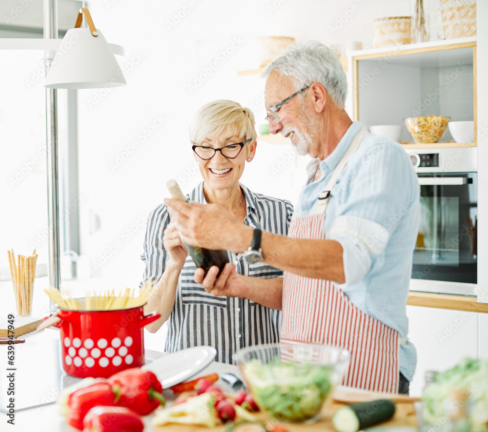 love kitchen senior woman man couple wine glass bottle drink tasting retirement food husband wife together love kitchen senior woman man couple wine glass bottle drink tasting retirement food husband wife together