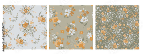 Summer fashion seamless pattern for dress
