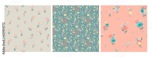 Summer fashion seamless pattern for dress