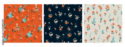 Summer fashion seamless pattern for dress