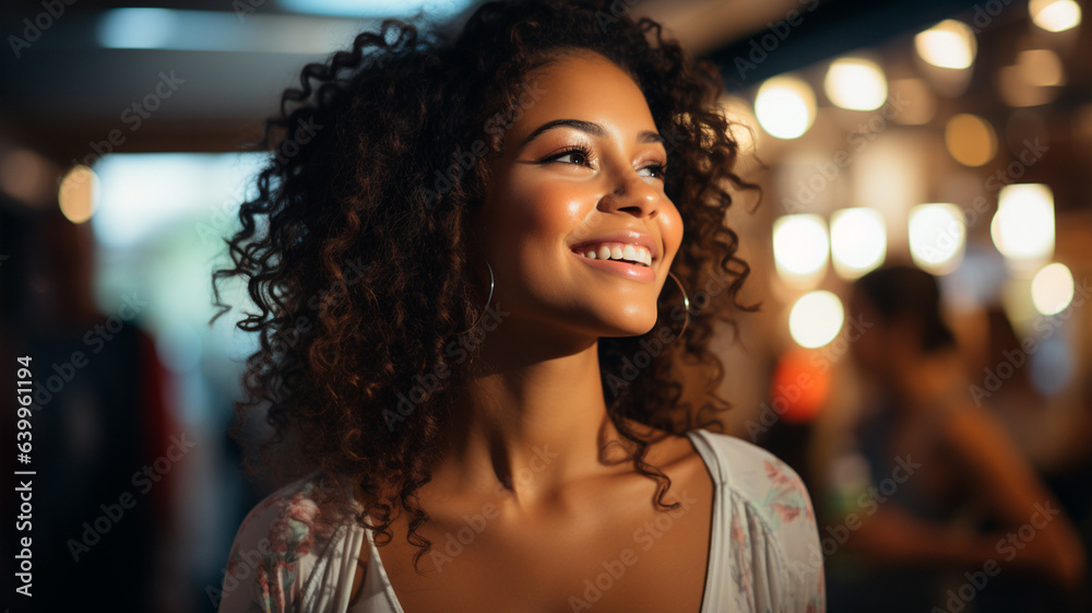 close up portrait of a young beautiful african woman smiling at camera close up portrait of a young beautiful african woman smiling at camera