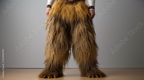 Amazon listing for a pair of extra hairy pants.Generative AI photo