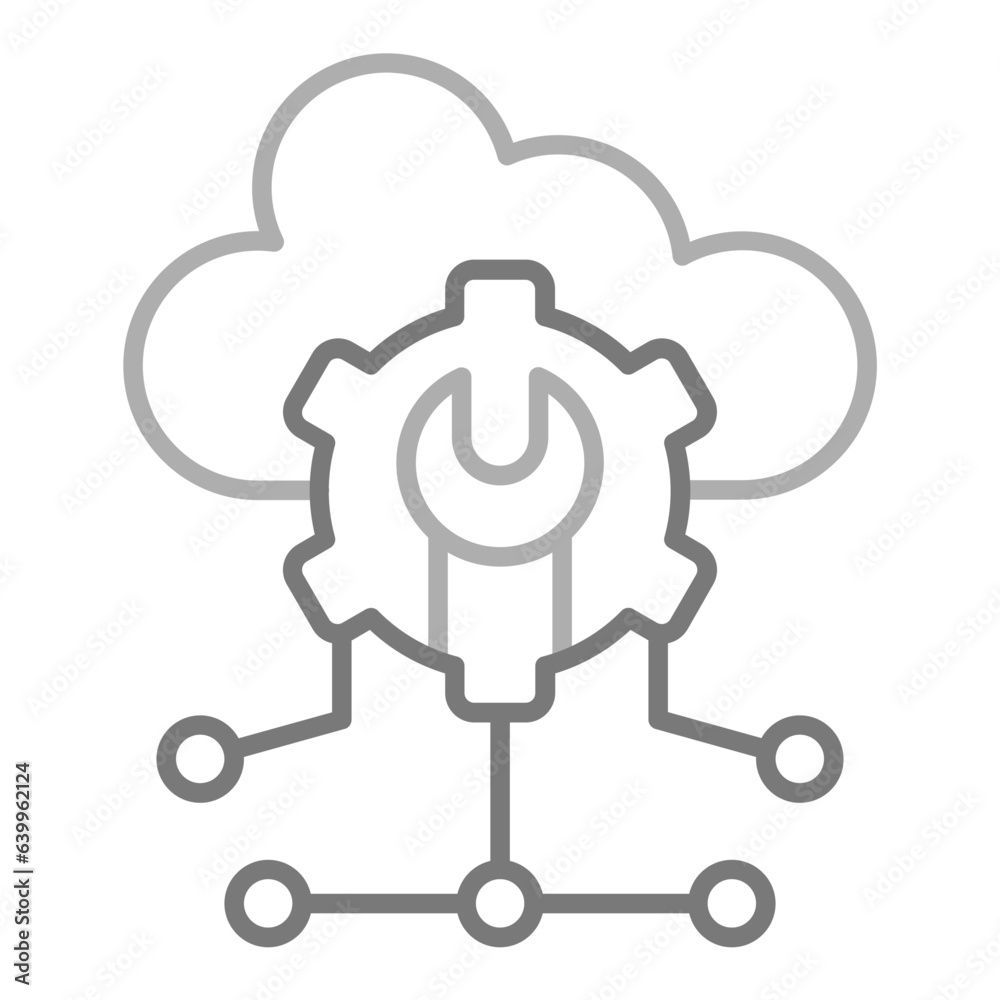 Cloud computing Icon