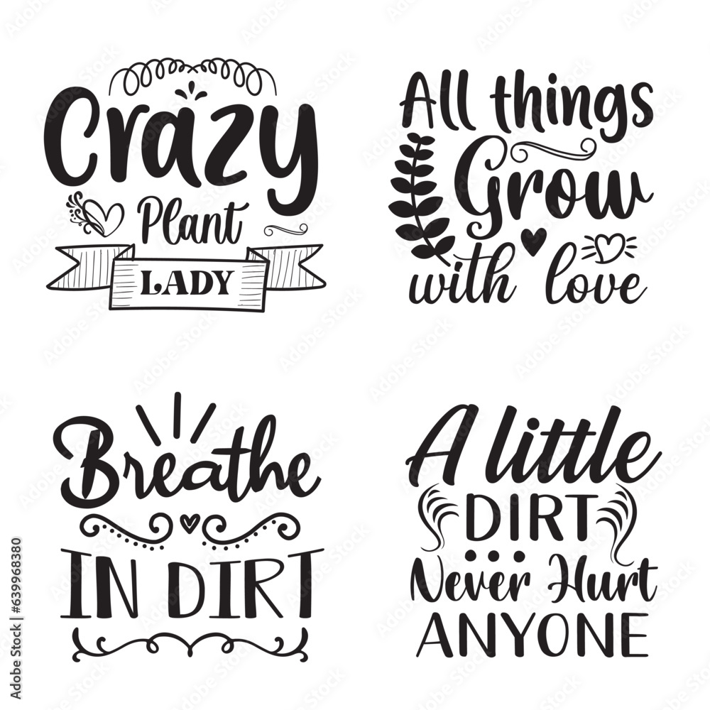 Plant Lover SVG Bundle, Plant svg, Plant Quotes Svg, houseplant svg