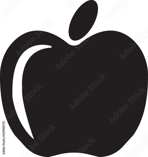 apple icon. Apple icon isolated vector , drawing sign, symbol. Delicious apple art icon for apps and websites