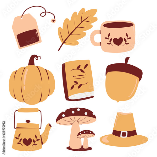 set of autumn