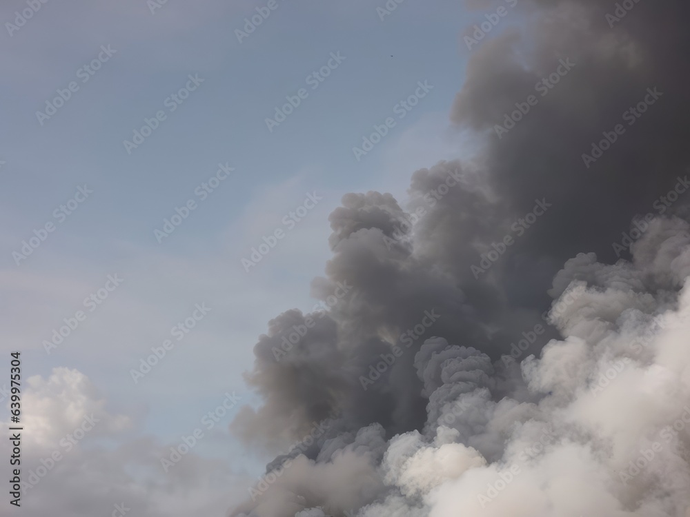 Background of gray smoke. Generative AI Background of gray smoke. Generative AI