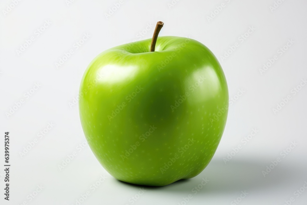green apple isolated on white background. Fresh organic fruit. green apple isolated on white background. Fresh organic fruit.