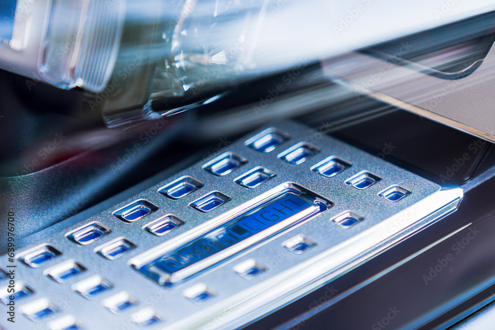 Yerevan, Armenia 27 August 2023 Premium Headlight Optics for Mercedes