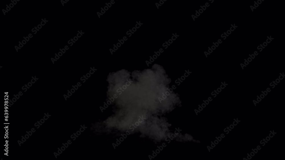 Explosion on the ground from a bomb or artillery impact, slow motion, 4k 24p with alpha channel for transparent background Explosion on the ground from a bomb or artillery impact, slow motion, 4k 24p with alpha channel for transparent background