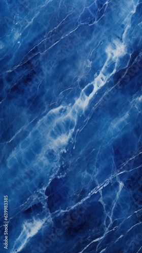 Abstract deep blue natural stone marble texture, portrait luxury background of surface 