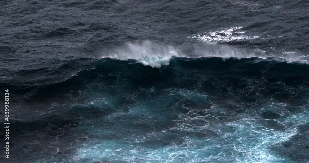 Fototapeta premium Waves in Atlantic Ocean, Porto Moniz, Madeira Island Portugal