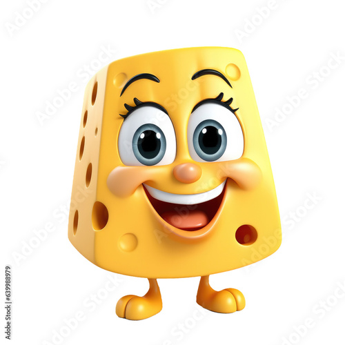 Cute Cartoon Cheese Charact...
