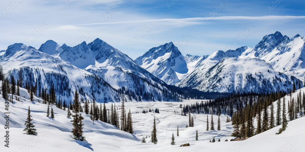 Alaska mountain range wilderness nature landscape snowy mountains wallpaper