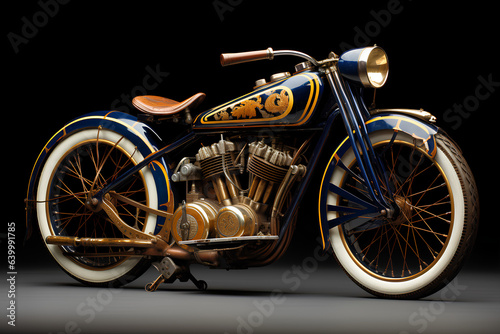 Vintage Motorcycle Concept Model