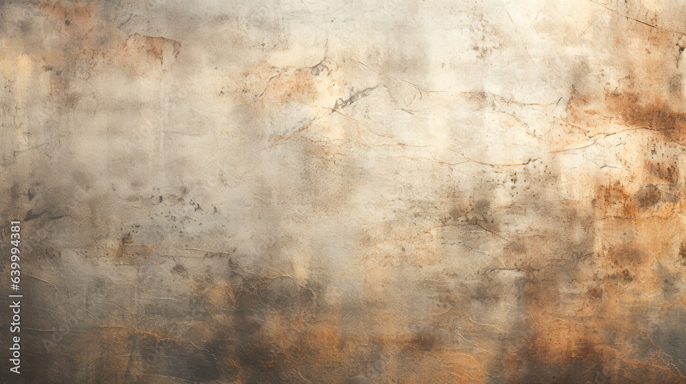 Gritty metal backdrop or surface with marks and fractures - obrazy, fototapety, plakaty 