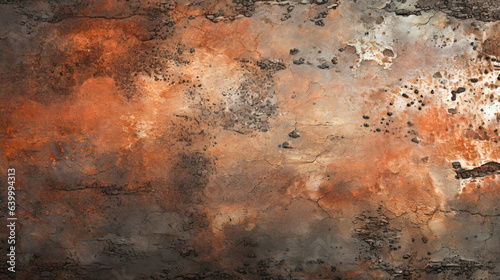 Background or texture of grunge metal featuring abrasions and fissures.