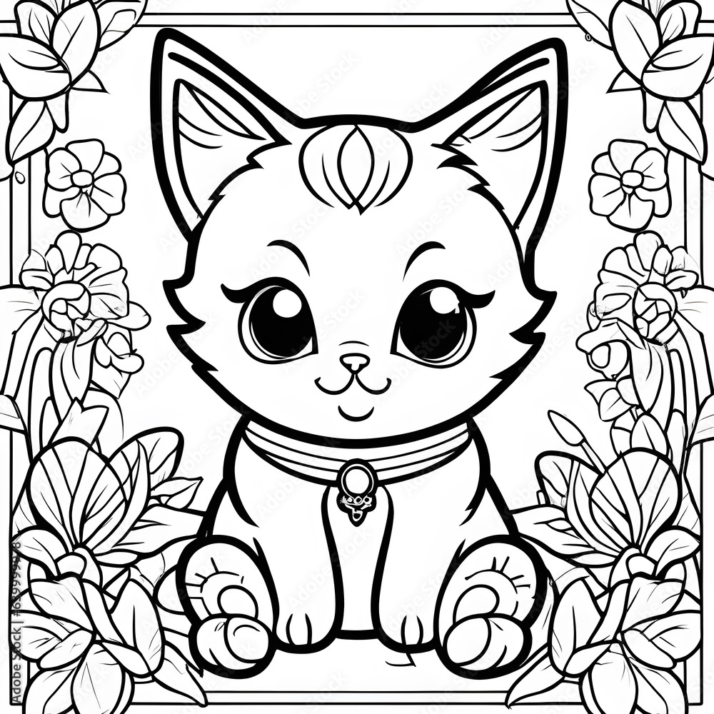 Whimsical Kitty Coloring Book: Playful Kids' Fun Whimsical Kitty Coloring Book: Playful Kids' Fun