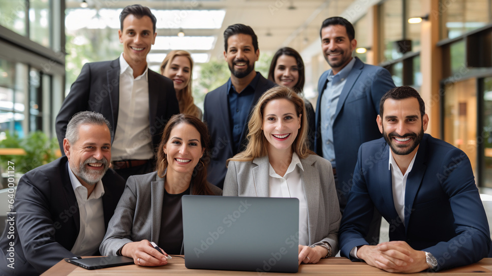 business team in a workplace business team in a workplace