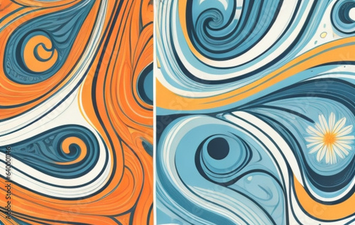 abstract pattern with waves