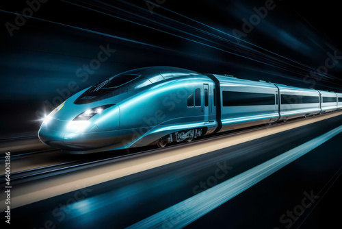train in motion blur © Mathias