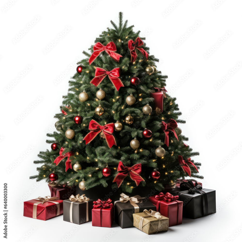 christmas tree with gifts christmas tree with gifts