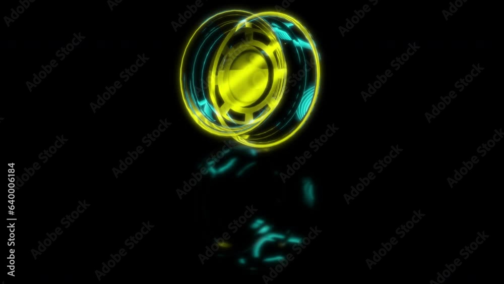 render 3D animation of the model car wheel alloy on a black background future technology screen render 3D animation of the model car wheel alloy on a black background future technology screen