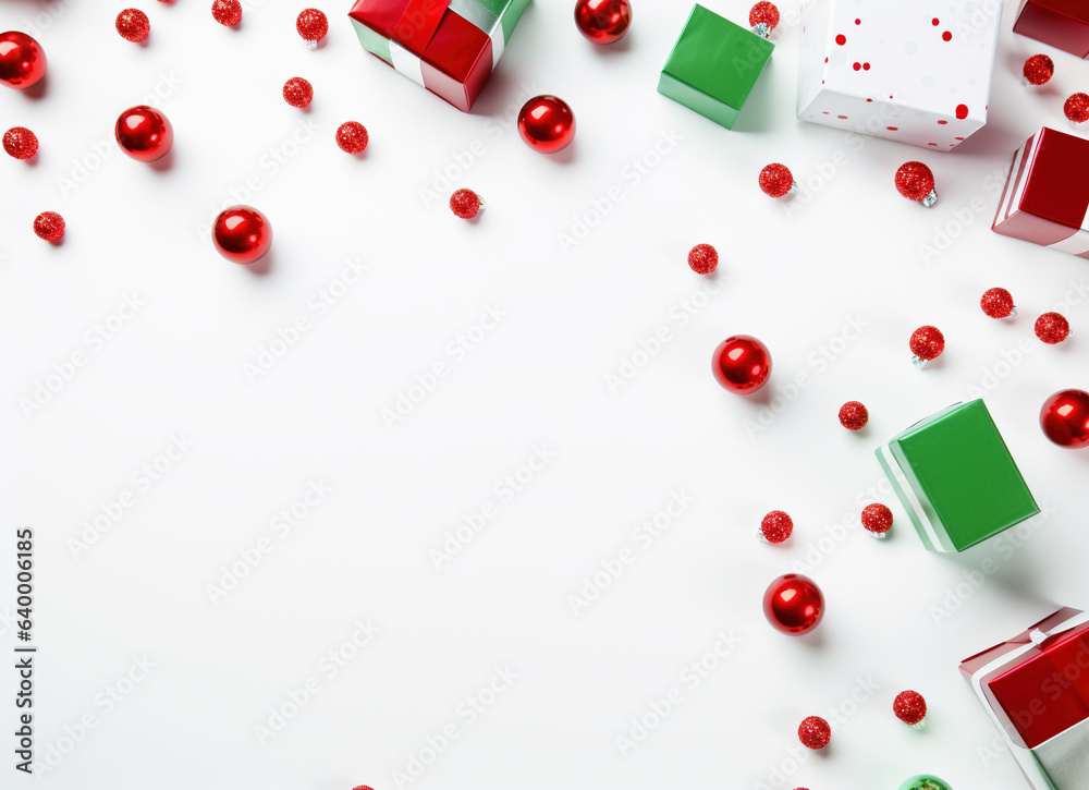 christmas decorations, space, background