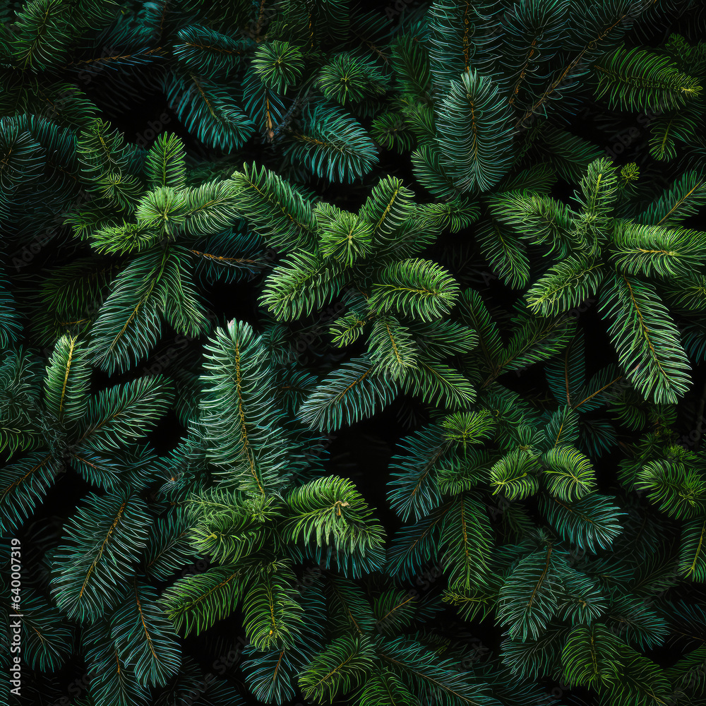 Christmas tree flat lay background, coniferous tree branches. Fir and pine branches with copy space. Christmas tree flat lay background, coniferous tree branches. Fir and pine branches with copy space.