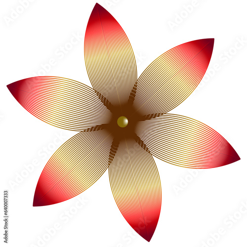 Lined Flower Pattern