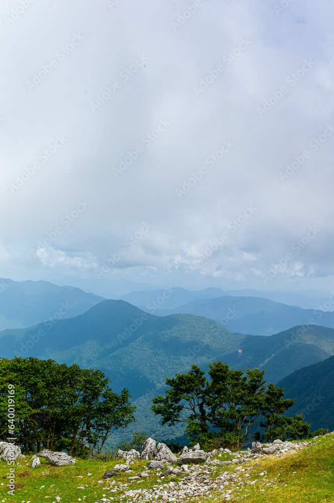 Scenery at the top of the mountain Scenery at the top of the mountain