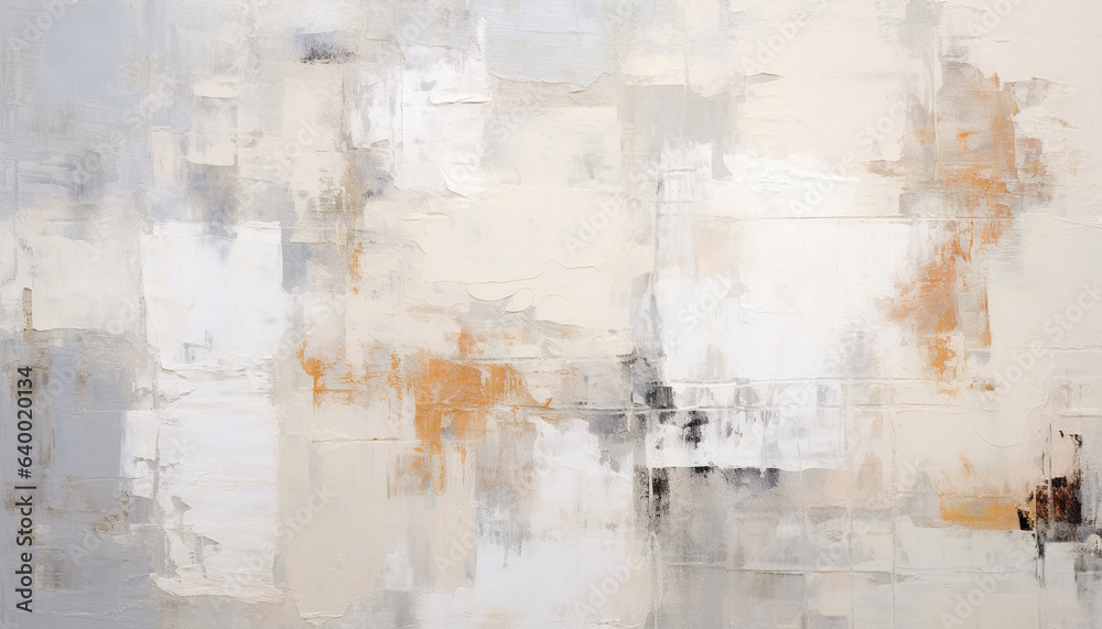 Obraz premium Abstract pale orange oil paint brushstrokes texture pattern painting wallpaper background