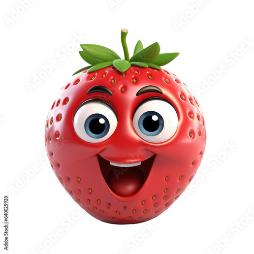 Cute Cartoon Strawberry Cha...