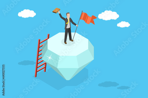 3D Isometric Flat Vector Conceptual Illustration of Value Proposition, Profitable Marketing for Customers to Purchase Products and Services