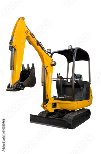 Small crawler excavator