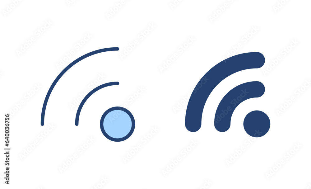Wifi icon vector. signal sign and symbol. Wireless icon Wifi icon vector. signal sign and symbol. Wireless icon