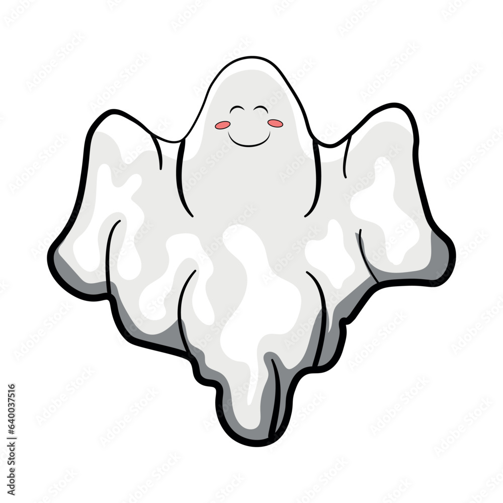 Obraz premium Flying ghost for Halloween