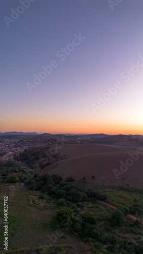 Fim de tarde com drone