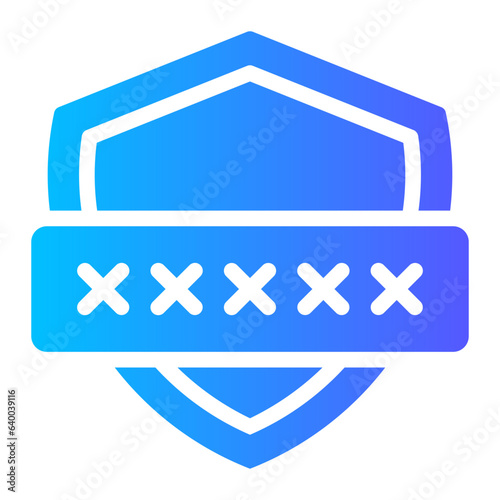 pin code gradient icon