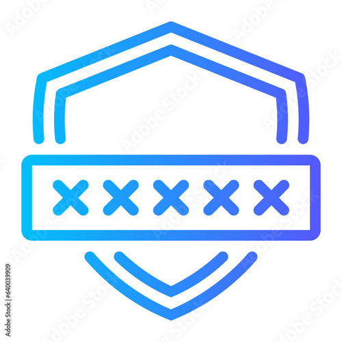 pin code gradient icon
