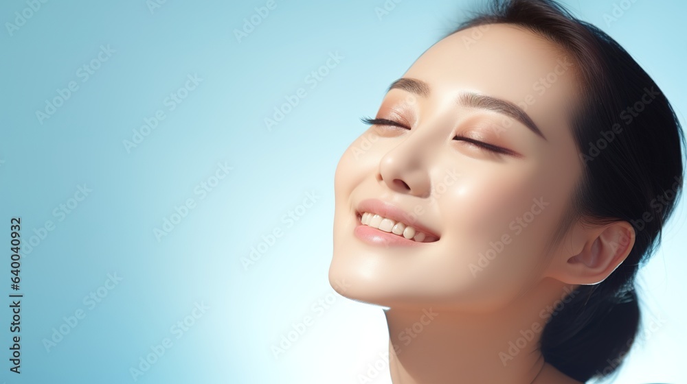 Portrait of a woman with makeup. generative ai Portrait of a woman with makeup. generative ai