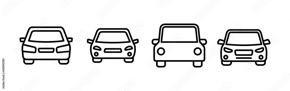 Car icon vector. Car sign. sedan Car icon vector. Car sign. sedan