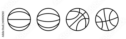Basketball icon vector. basketball logo vector icon