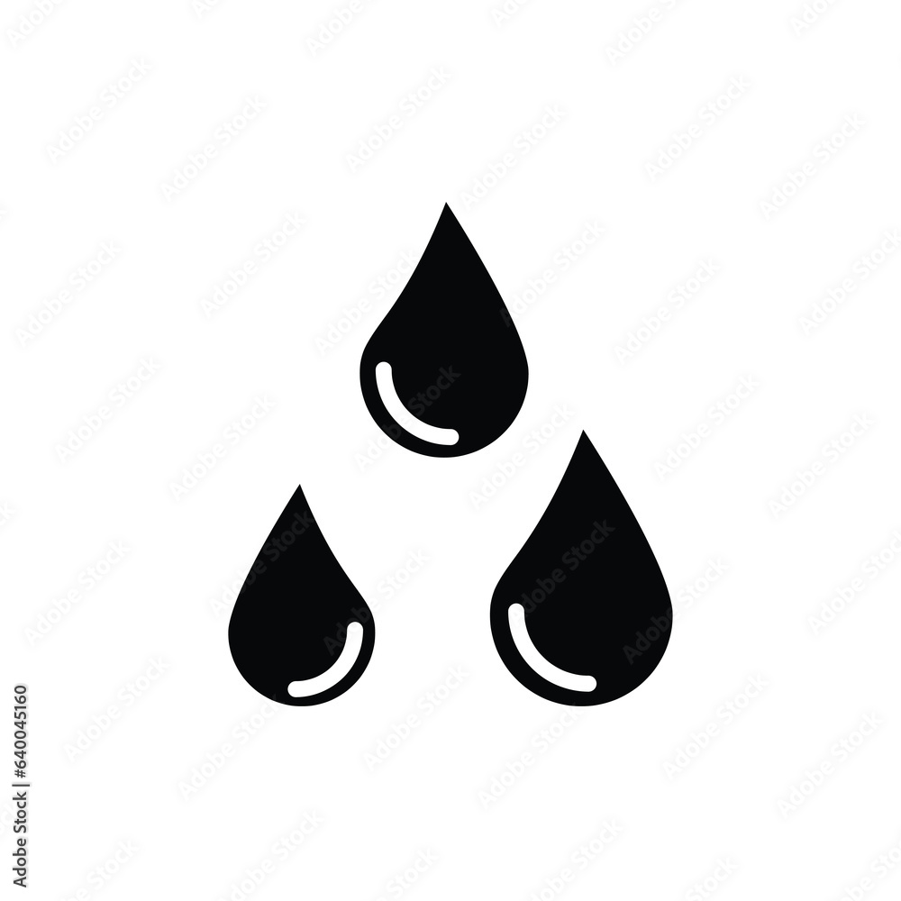 Water Drop icon, drops simple concept and web design. on white background..eps Water Drop icon, drops simple concept and web design. on white background..eps