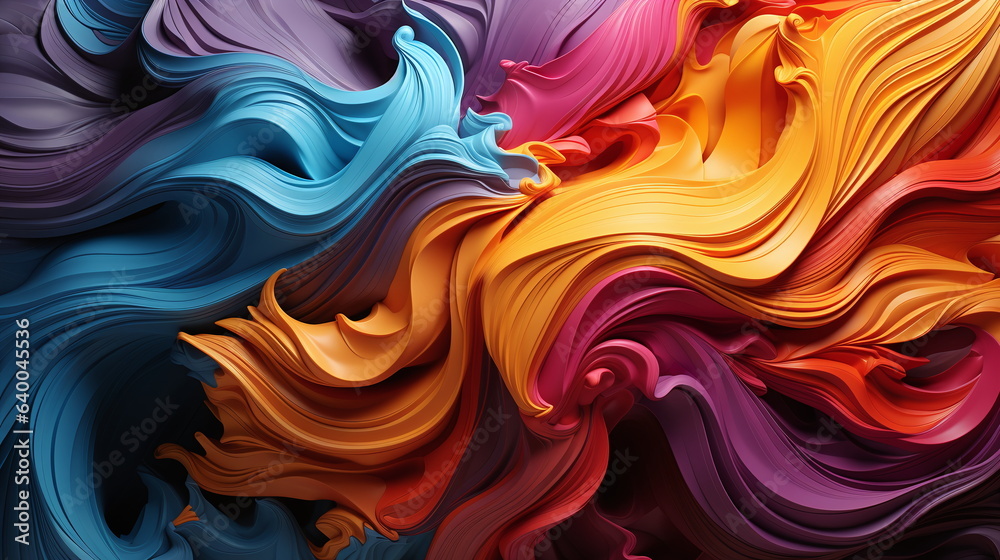 Abstract Colorful Background - AI Generated Abstract Colorful Background - AI Generated