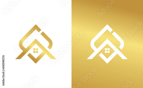 house logo initial s