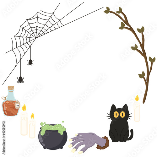 Halloween design border